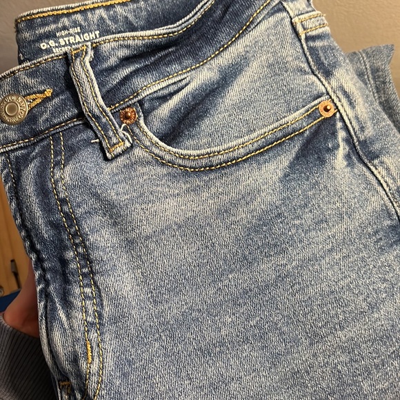 Old Navy O.G Straight Leg High Rise Jeans - Picture 7 of 7